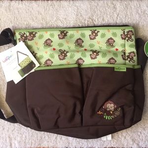 NWT Monkey Diaper Bag